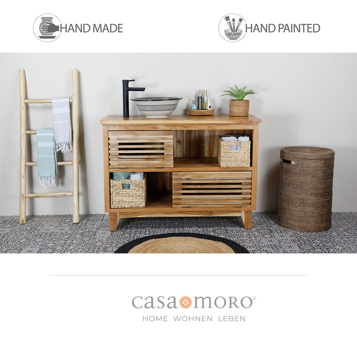 Lavello in ceramica nero