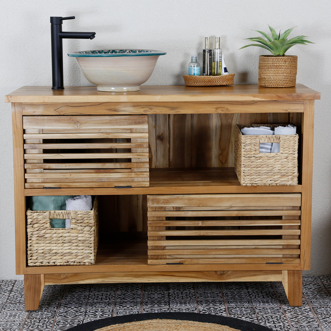 Lavabo da appoggio rotondo 40 cm