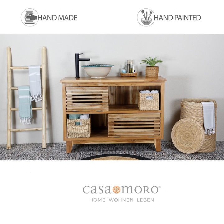 Lavabo da appoggio rotondo 40 cm