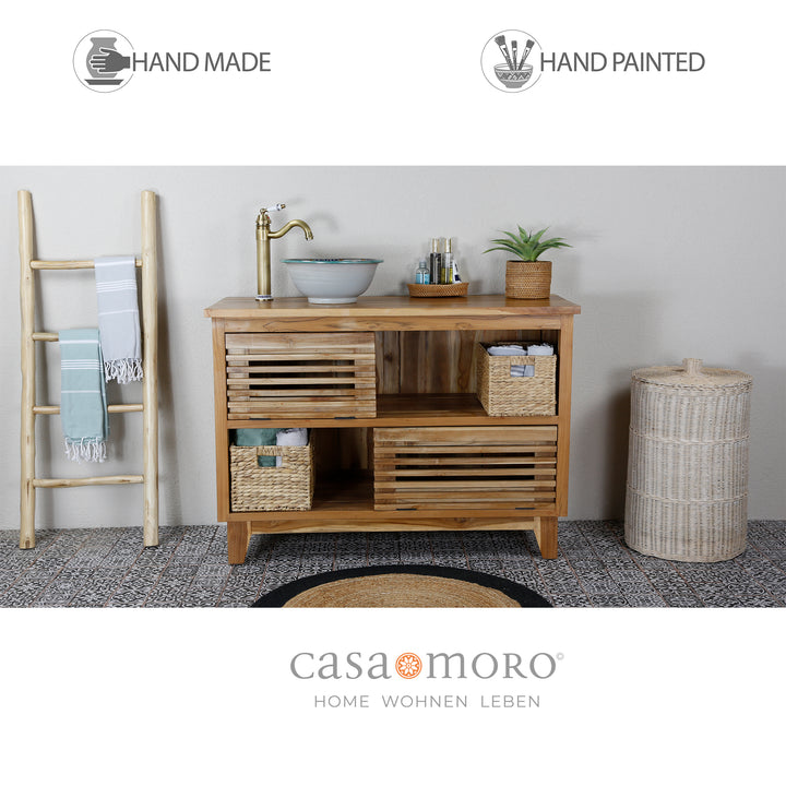 Lavabo in ceramica per il bagno