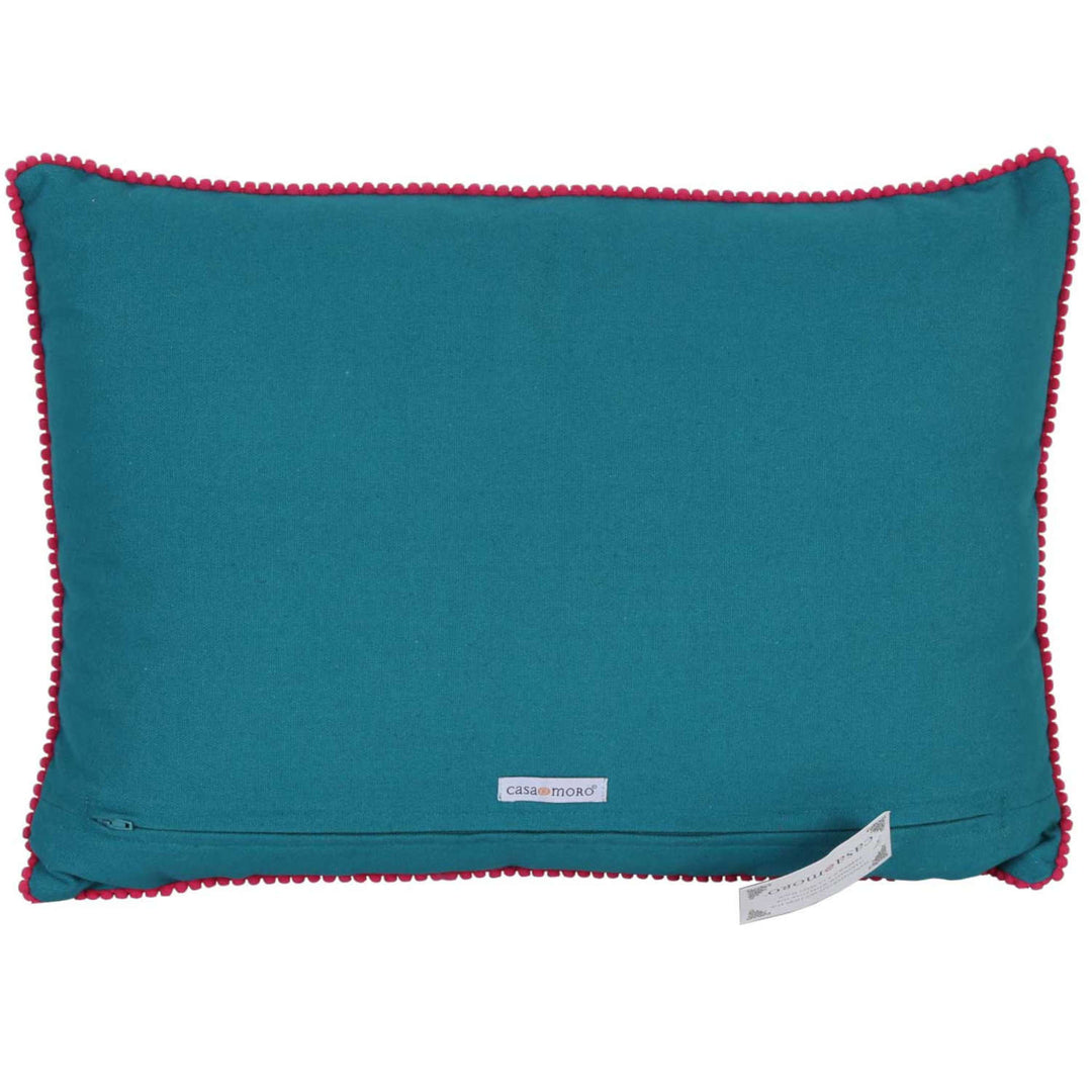 Cuscino di Babbo Natale con pompon