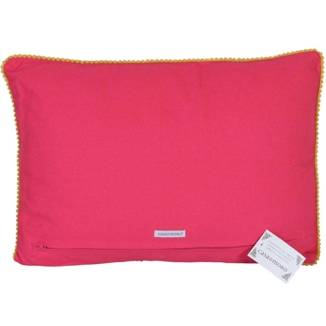 Cuscino di Babbo Natale con pompon