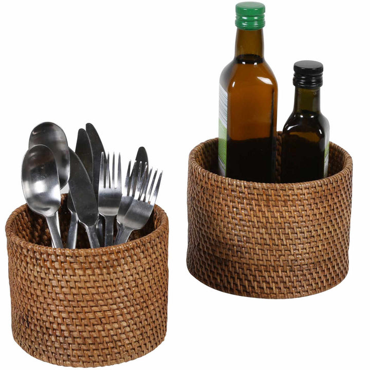 Cestino portaposate Lilia marrone chiaro