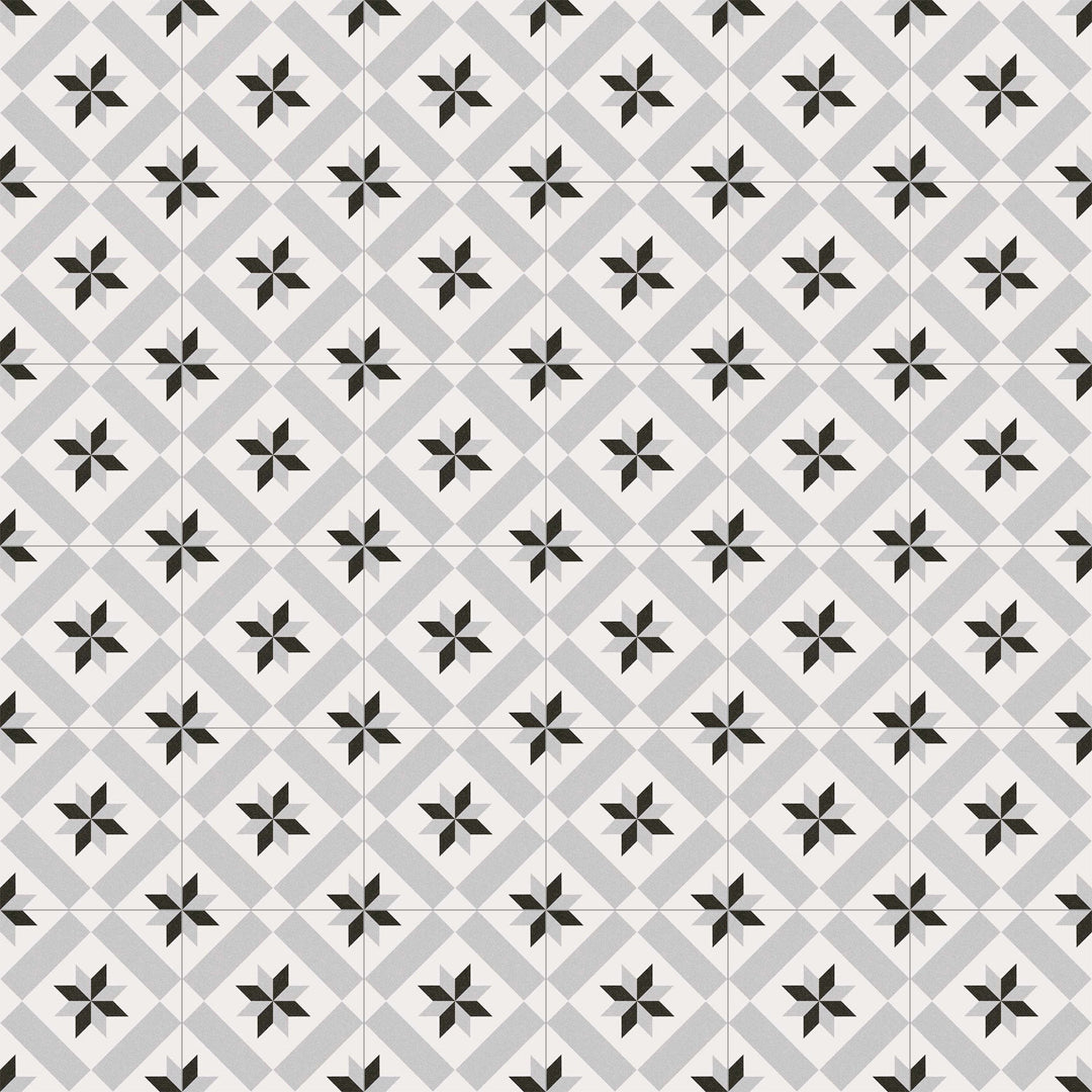 Piastrella marocchina 20x20 cm con effetto cemento