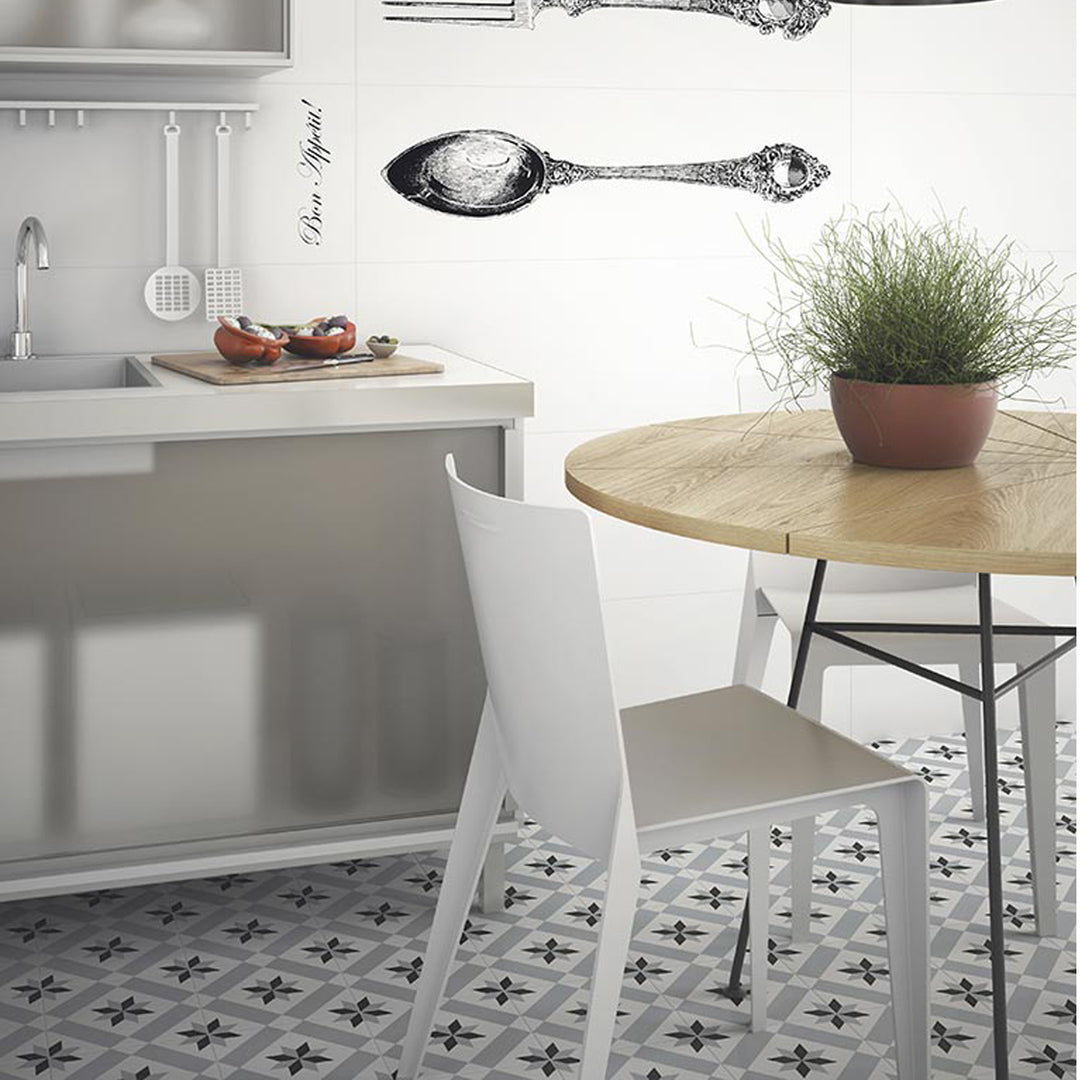 Piastrella marocchina 20x20 cm con effetto cemento