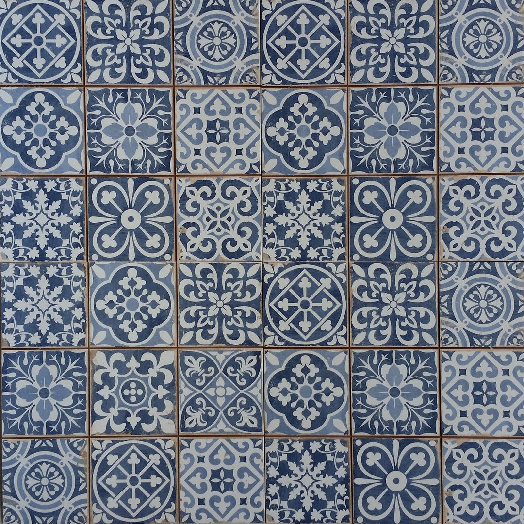 Piastrelle retrò patchwork marocchino 33x33 cm – Vintage