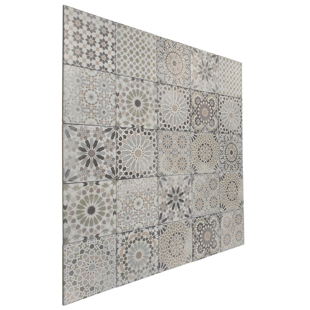 Arabesco di piastrelle patchwork marocchino