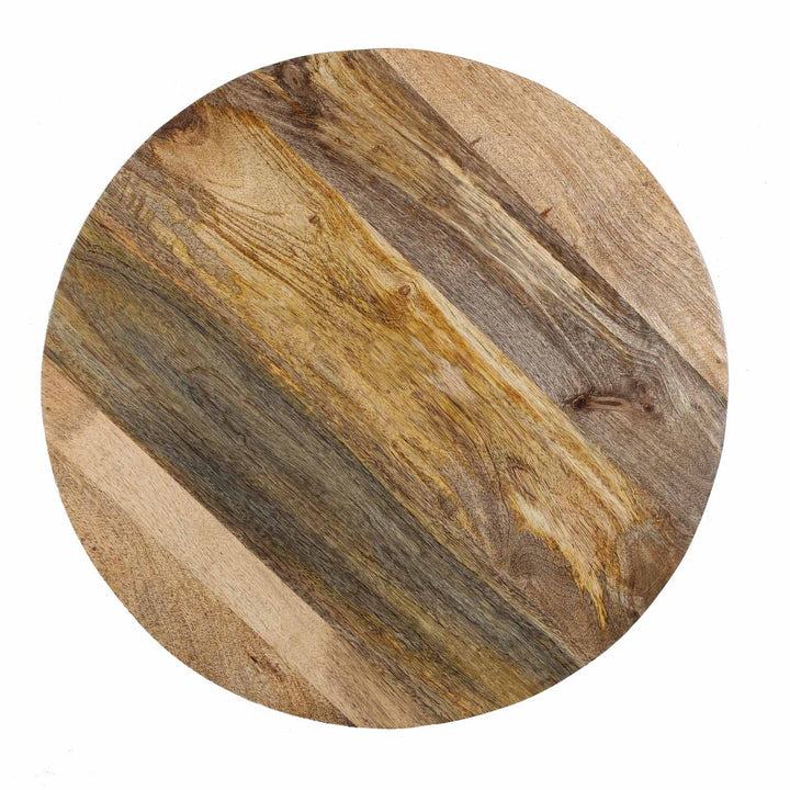 Tavolino in legno massello Torino rotondo