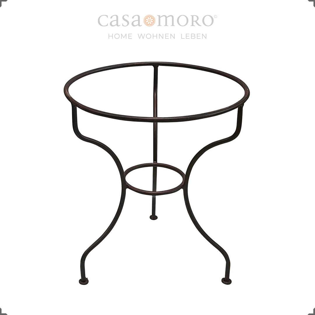 Grüner Pflanzentisch im orientalischen Stil – Beistelltisch für Wohnzimmer oder Terrasse