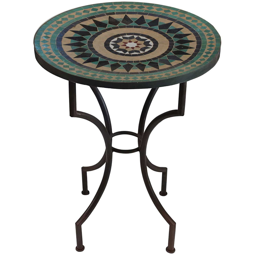 Stella da tavolo in mosaico dal Marocco
