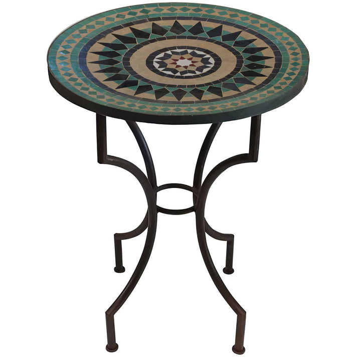 Stella da tavolo in mosaico dal Marocco