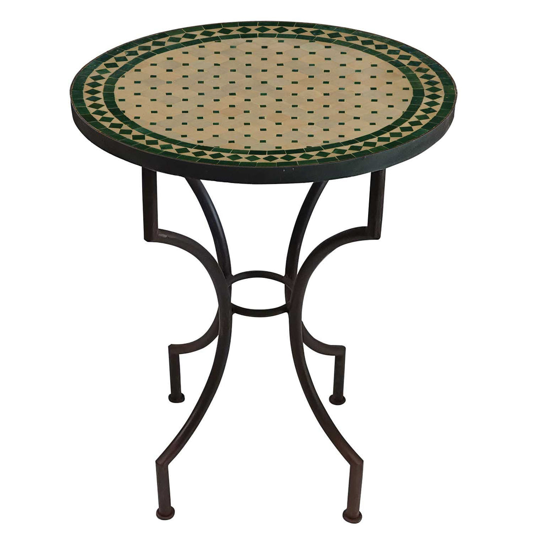 Tavolo da patio 60 cm, tavolo in mosaico