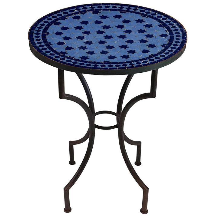 Tavolo in mosaico dal Marocco - Rotondo -M60-25