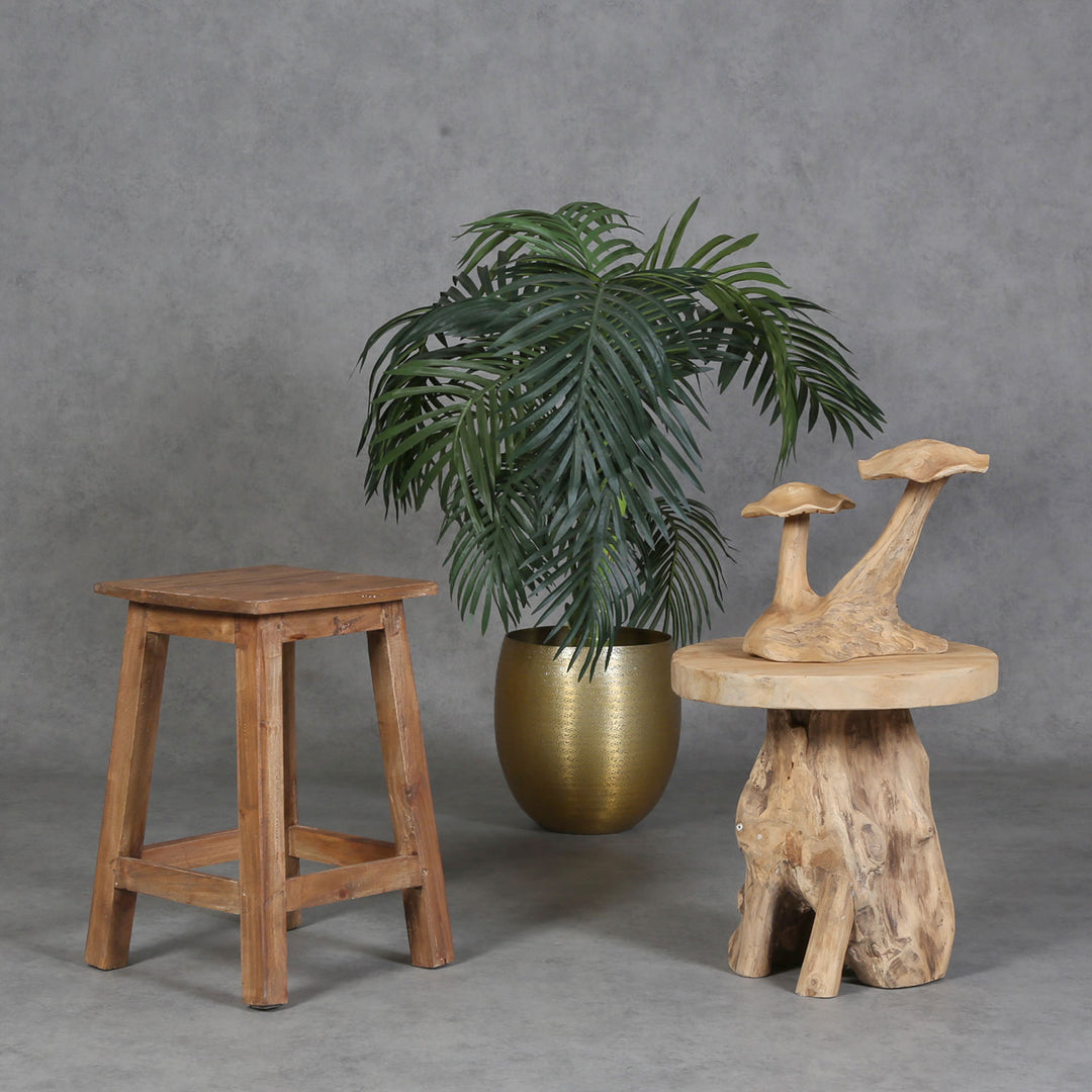Sgabello in teak Remo