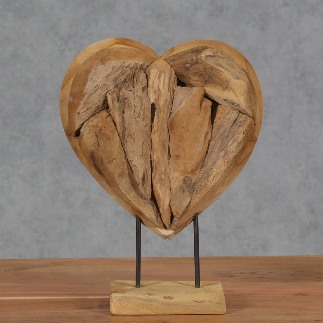 Scultura cuore Malina