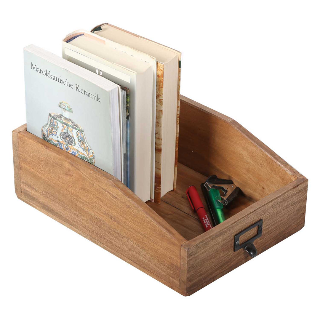 Organizer da scrivania DIN A4 – teak