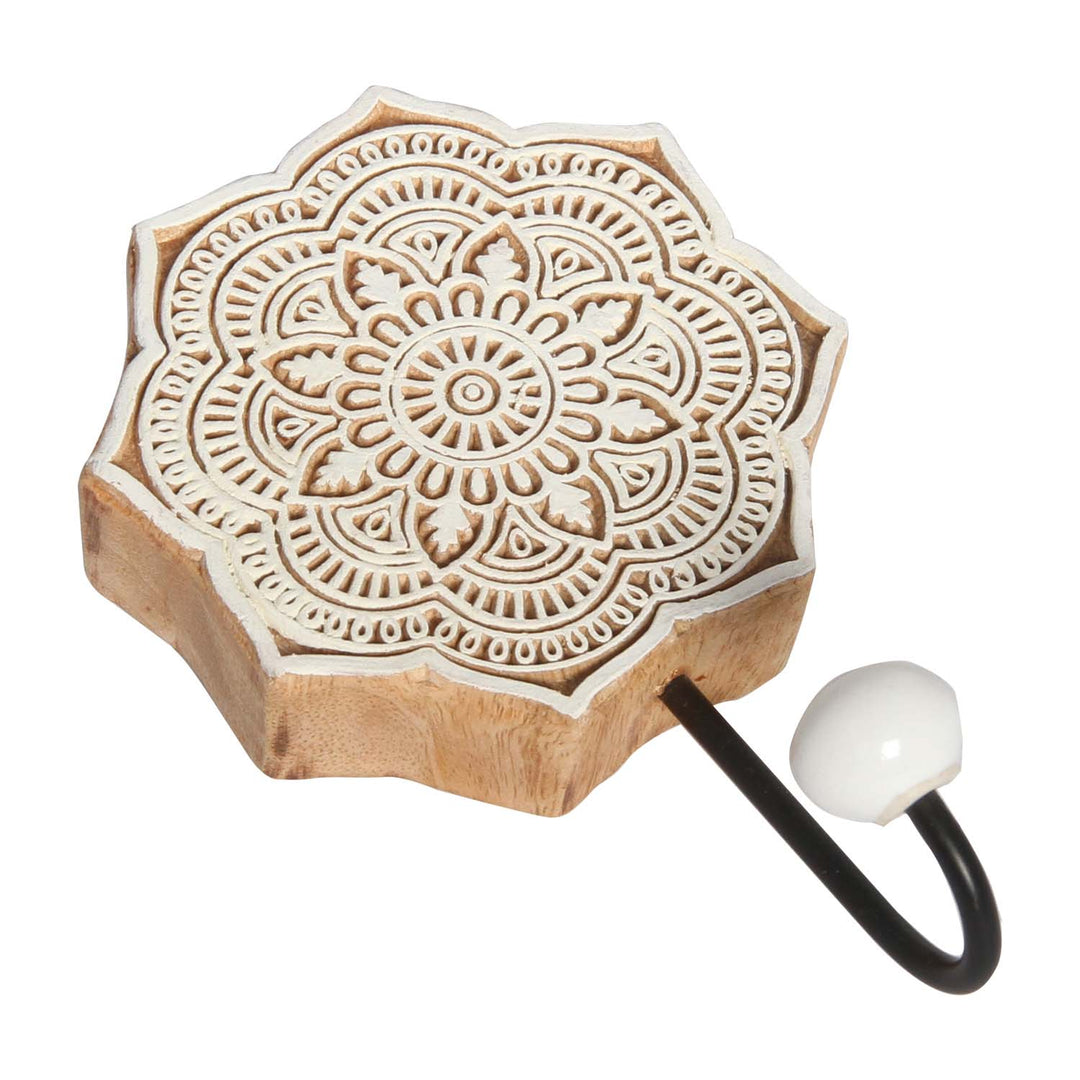 Set di 3 ganci appendiabiti orientali Yasid