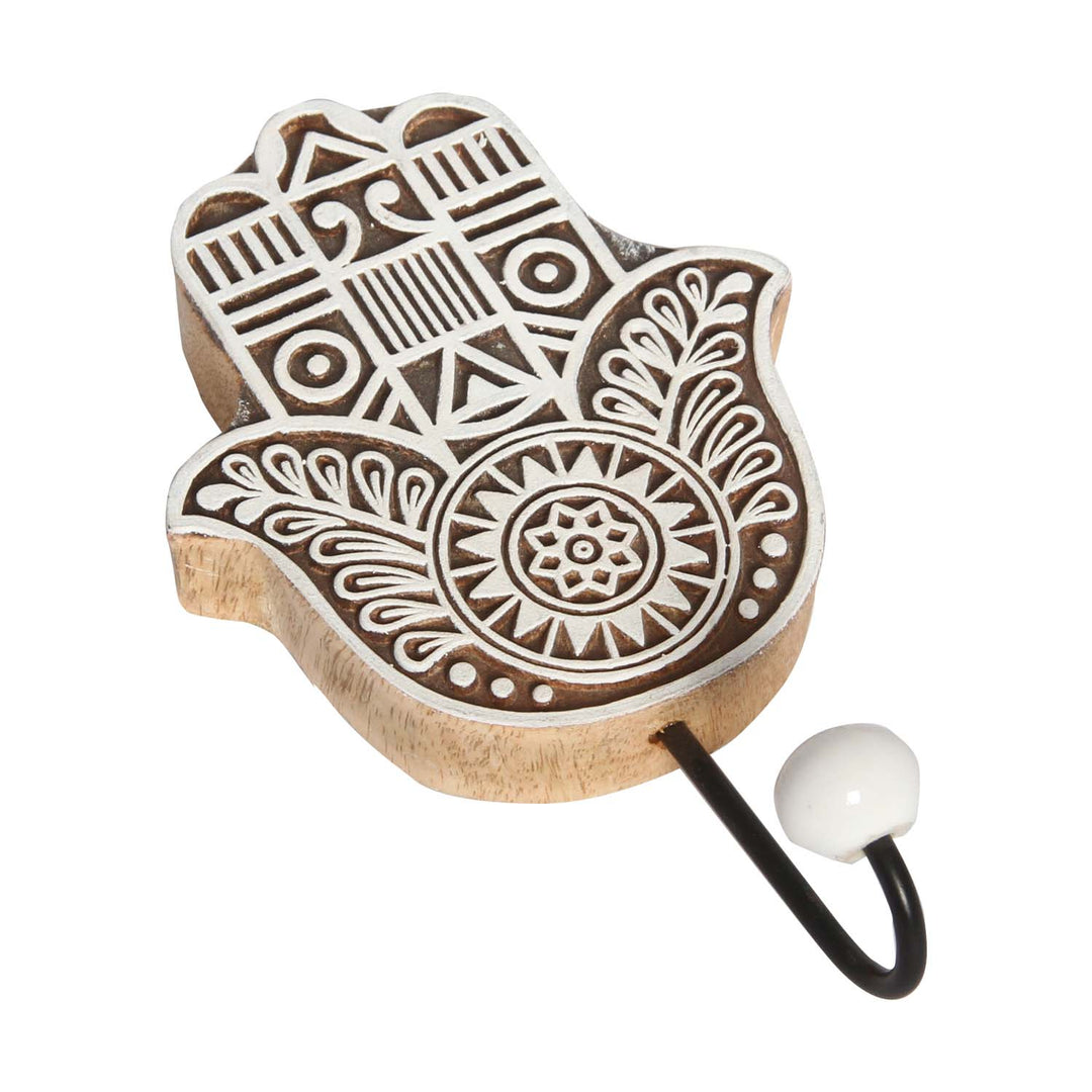 Set di 3 ganci appendiabiti orientali Yasid