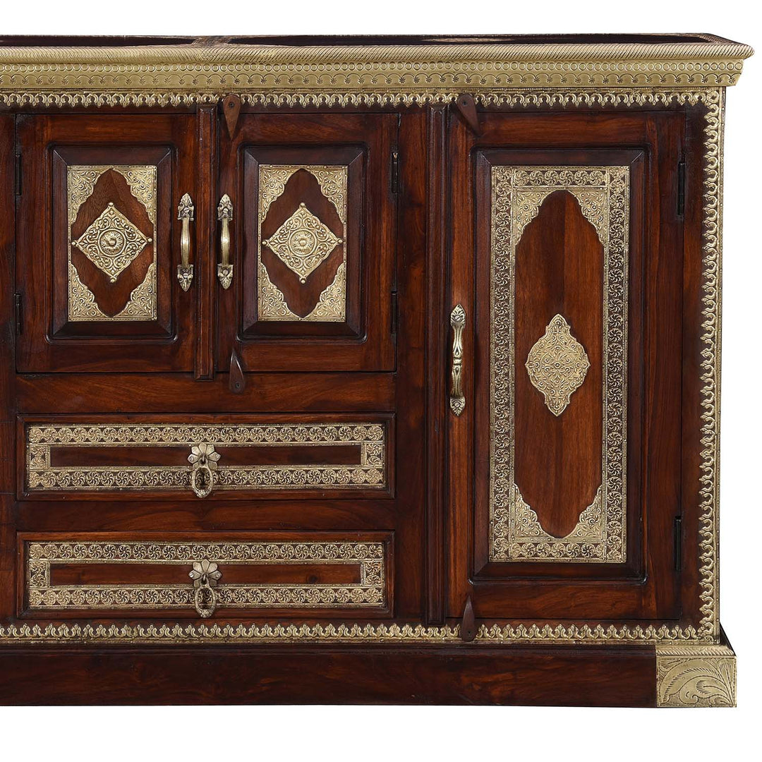 Cassettiera orientale Ameera Marrone