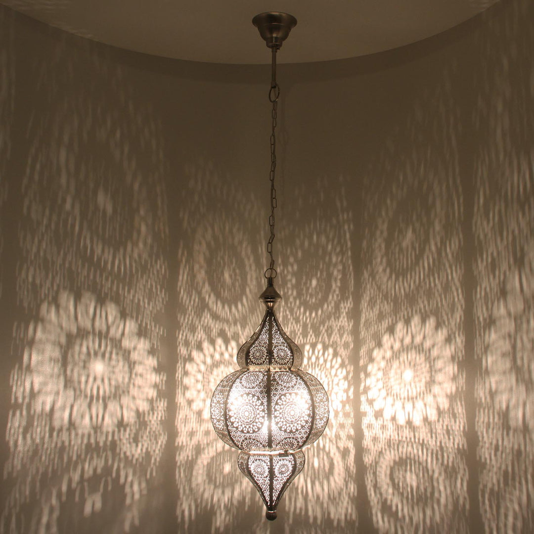 Orientalische Silberlaterne Melisa