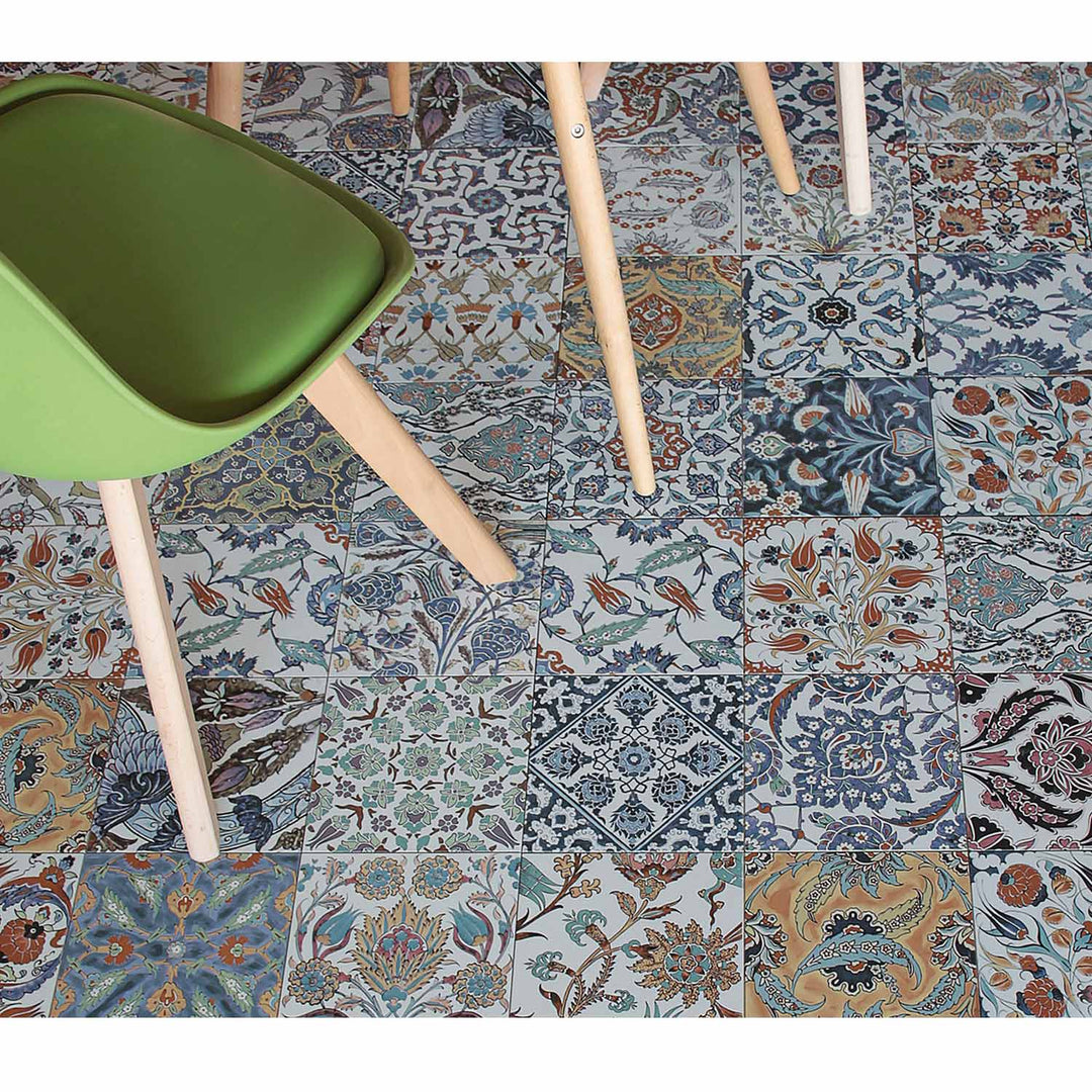 Piastrelle da parete patchwork orientali – 59,2x20 cm opache