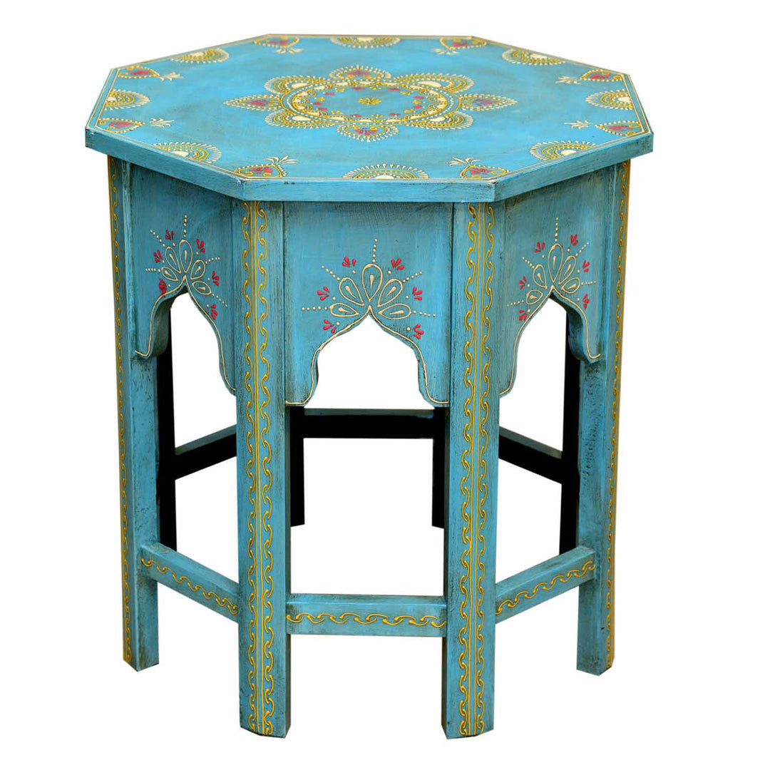 Tavolini orientali Saada Blue set da 2