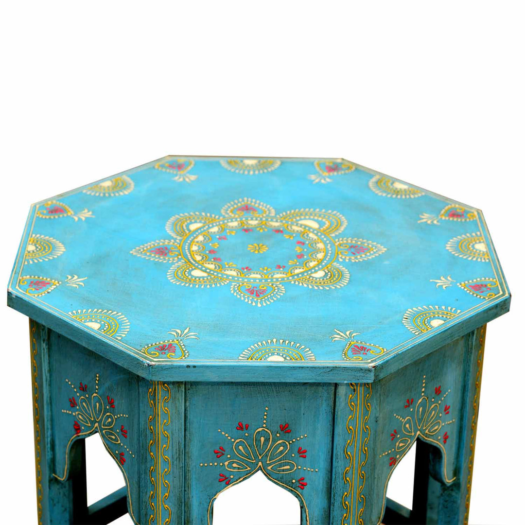 Tavolini orientali Saada Blue set da 2