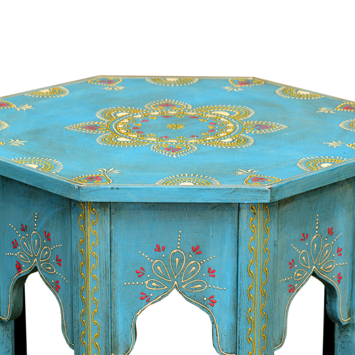 Tavolino orientale Saada Blue L