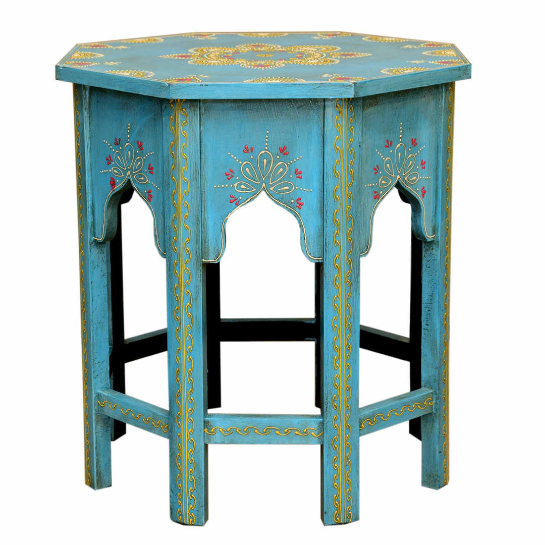 Tavolini orientali Saada Blue set da 2