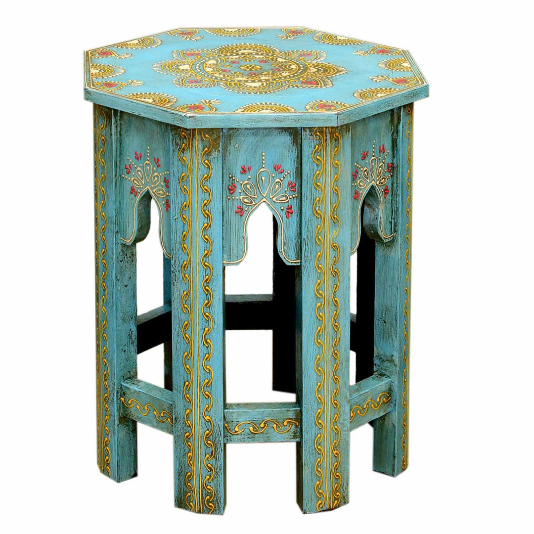 Tavolini orientali Saada Blue set da 2