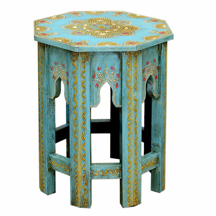 Tavolini orientali Saada Blue set da 2