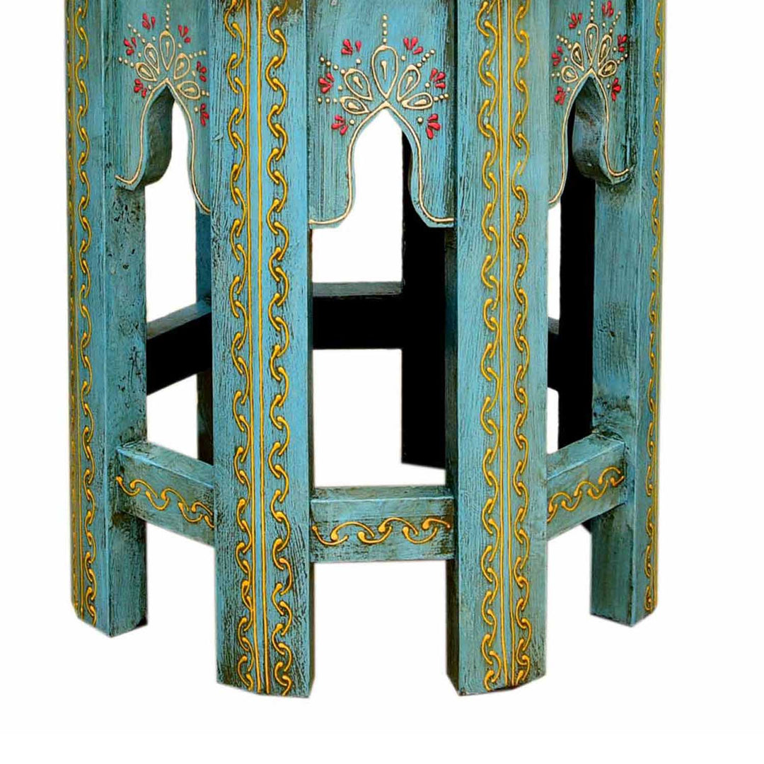Tavolini orientali Saada Blue set da 2