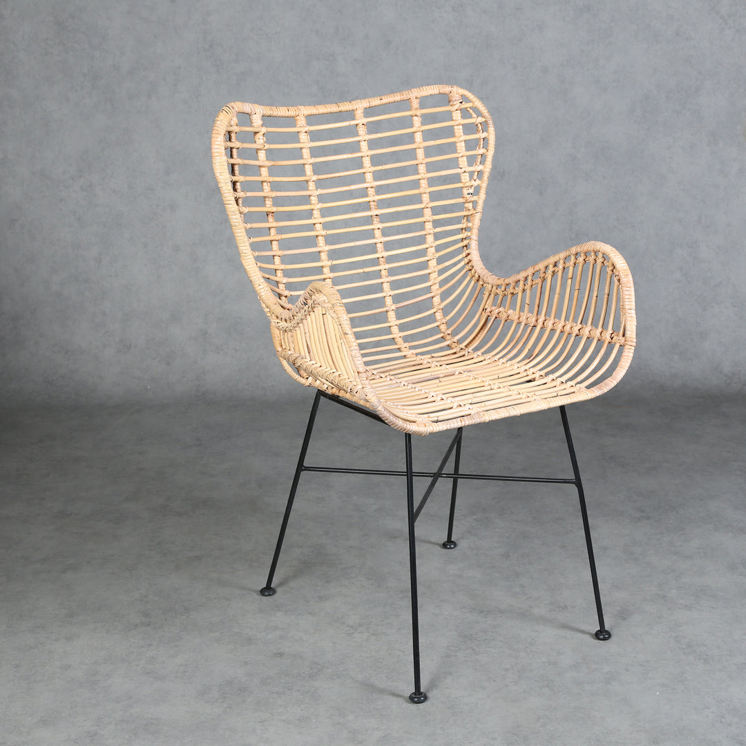 Poltrona in rattan Monia