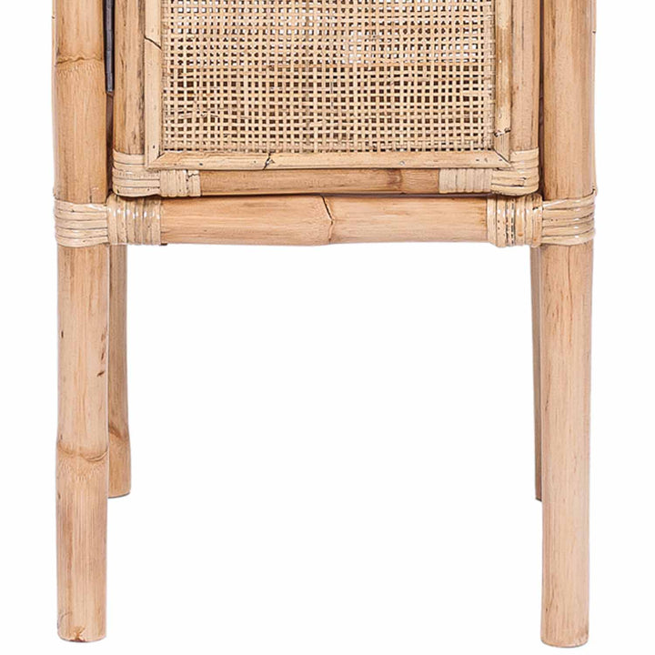 Comodino in rattan Dewi
