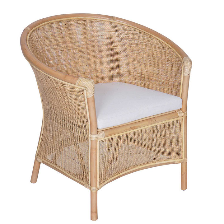 Poltrona in rattan Sumatra naturale
