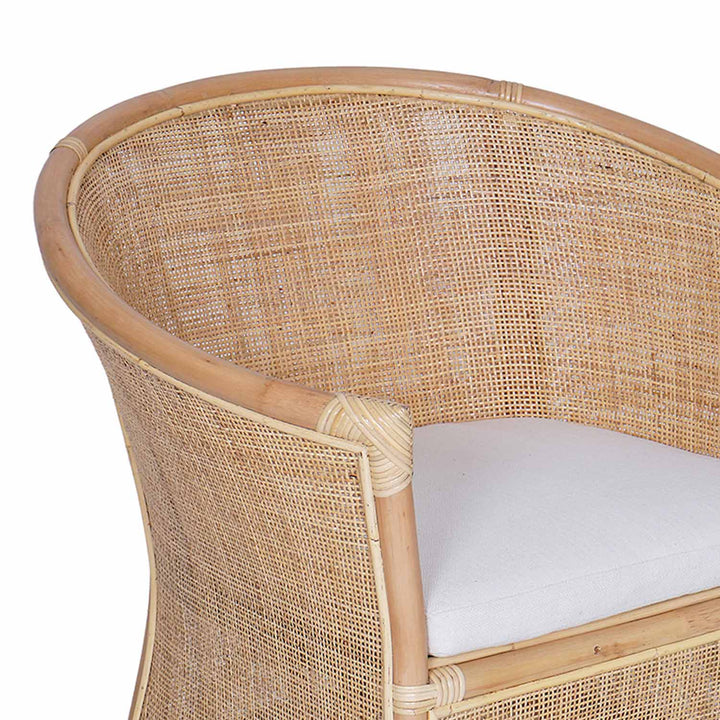 Poltrona in rattan Sumatra naturale