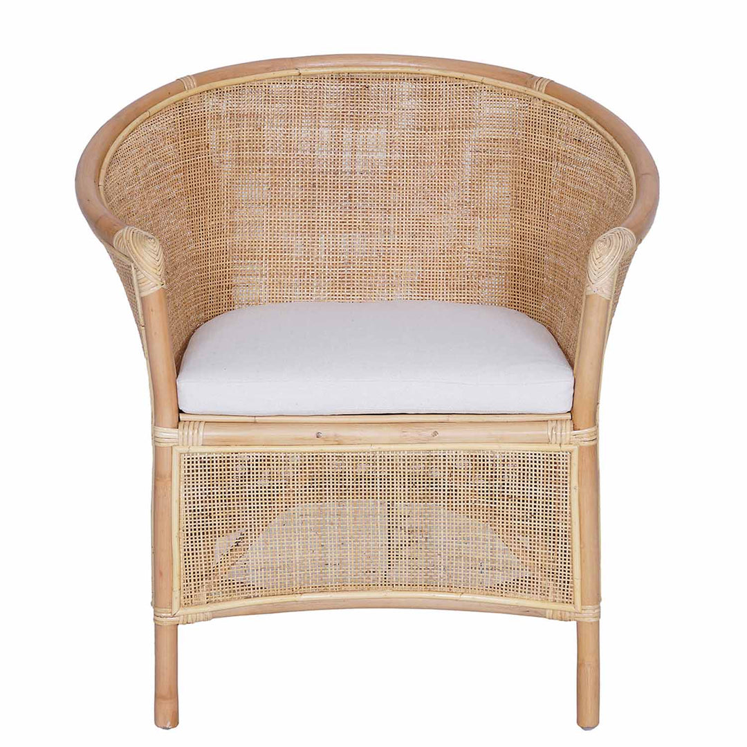 Poltrona in rattan Sumatra naturale