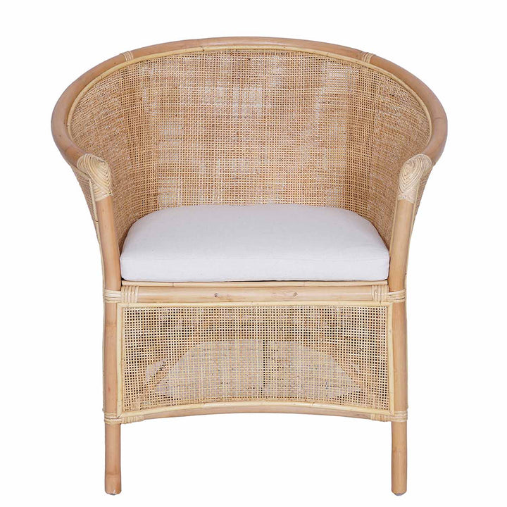 Poltrona in rattan Sumatra naturale