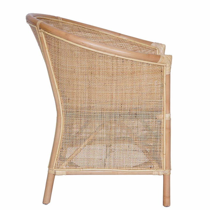 Poltrona in rattan Sumatra naturale
