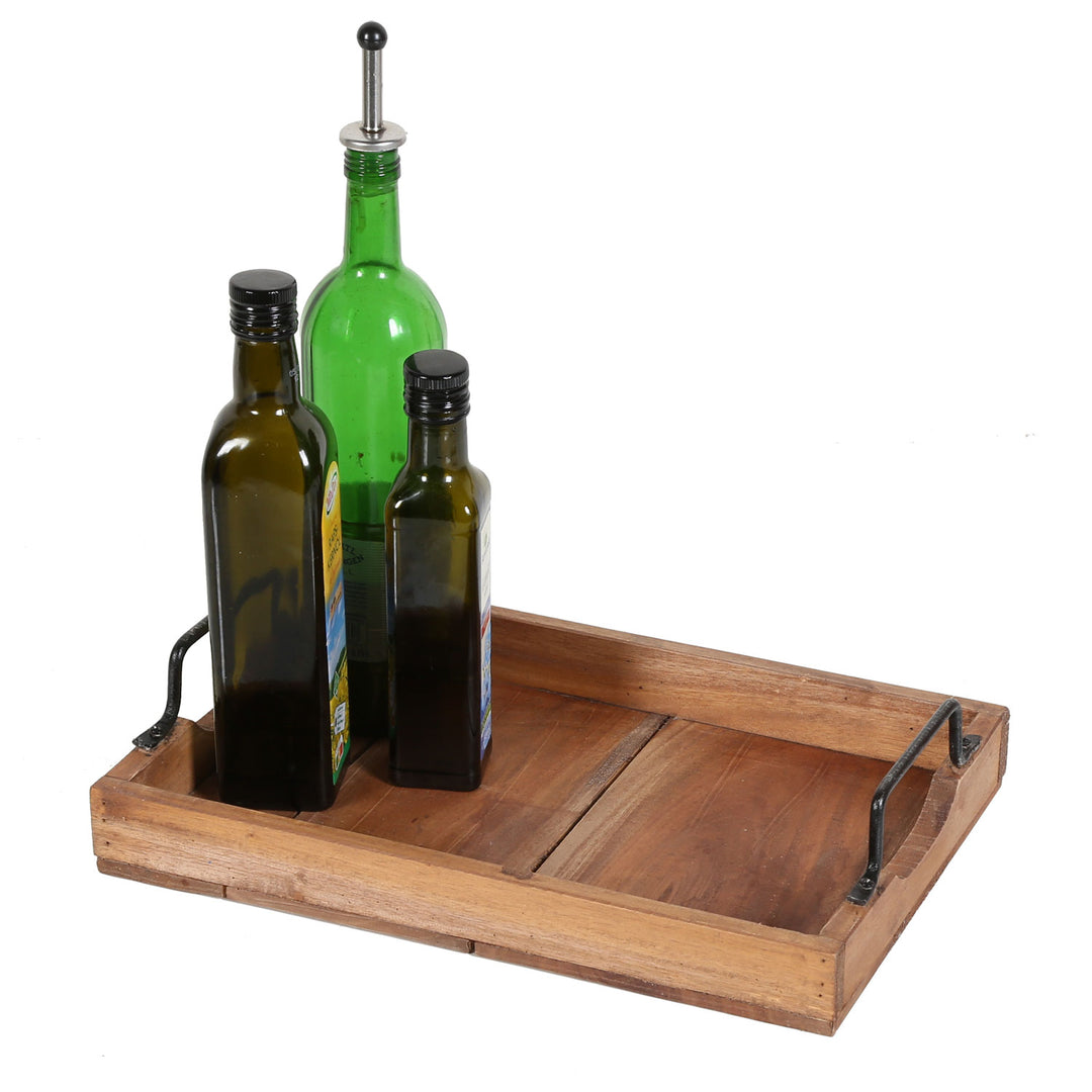 Set di 3 vassoi in teak Gloria