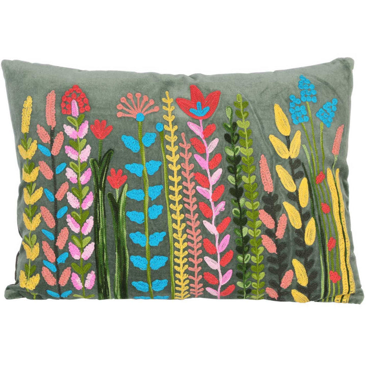 Cuscino in velluto Boho Babbo Natale