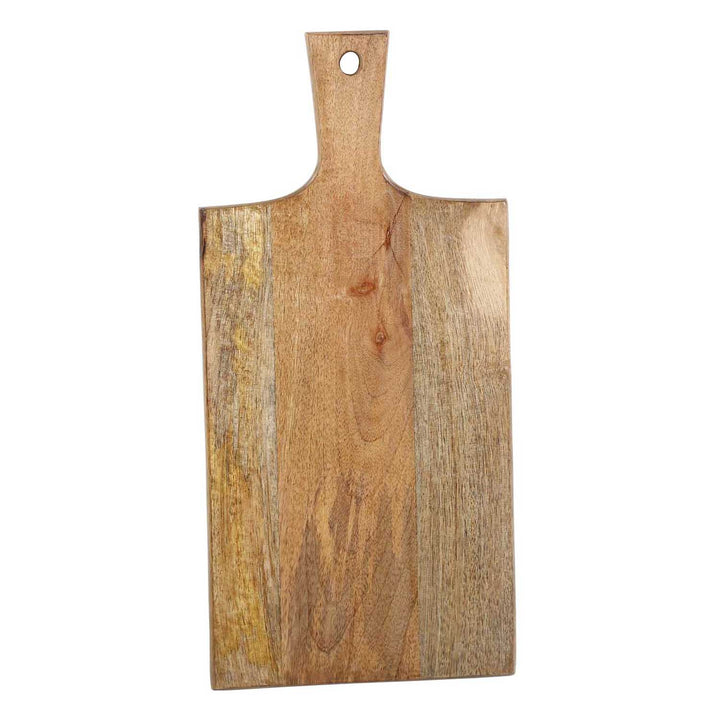 Tagliere in legno 40 cm lungo con manico