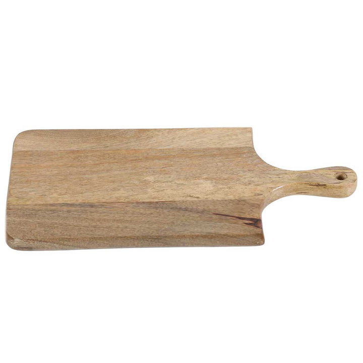Tagliere in legno largo 42 cm con manico