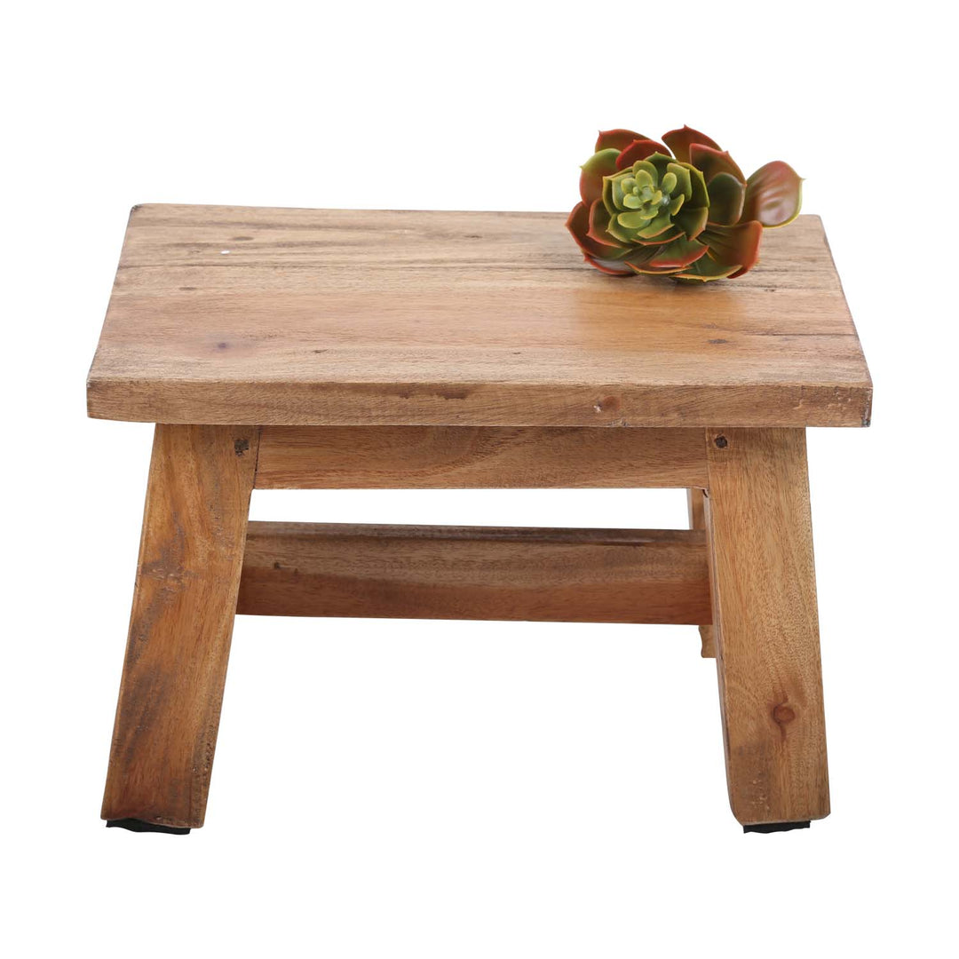 Sgabello in teak Adamo