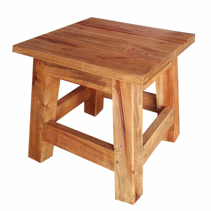 Sgabello in teak Aurora