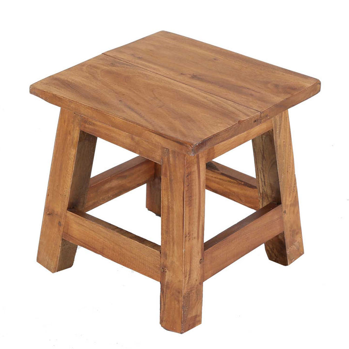 Sgabello in teak Aurora