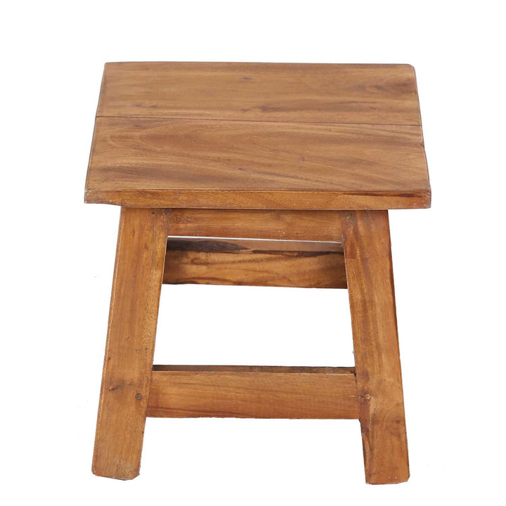 Sgabello in teak Aurora