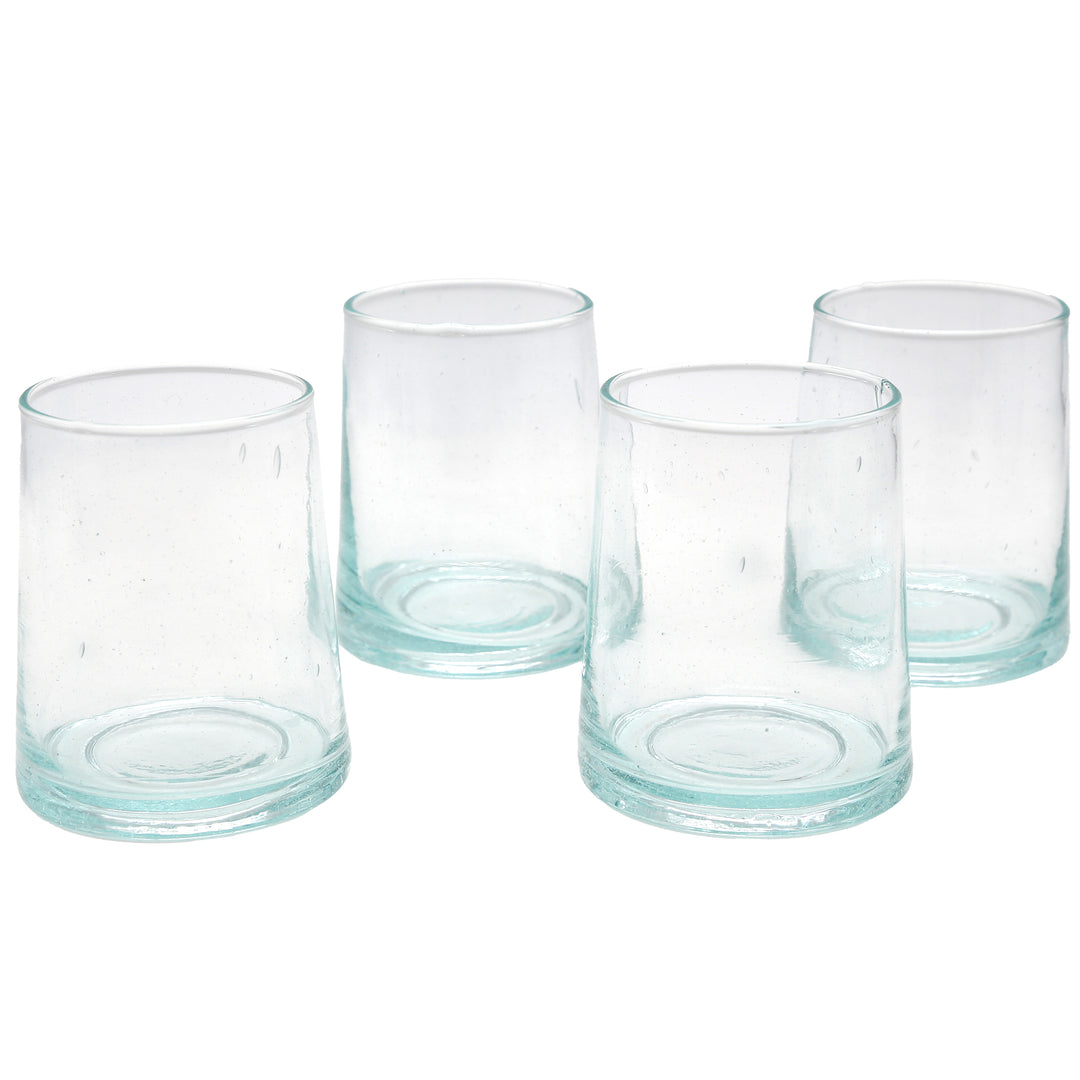 Bicchiere da cocktail dal design trasparente: forma conica, leggero e realizzato a mano