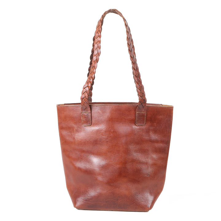 Borsa da donna in pelle Delia marrone