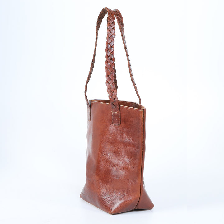 Borsa da donna in pelle Delia marrone